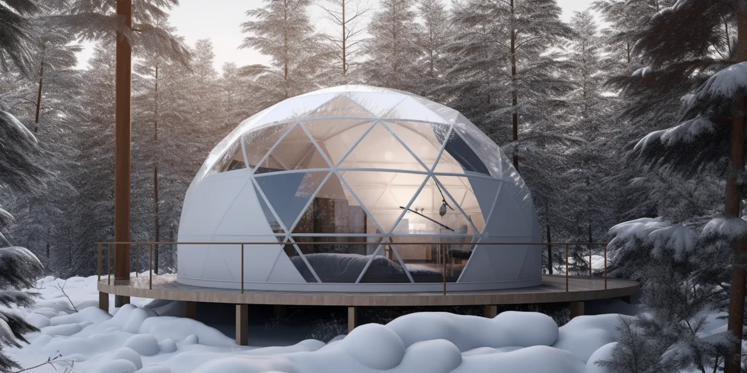 Glamping namiot sferyczny