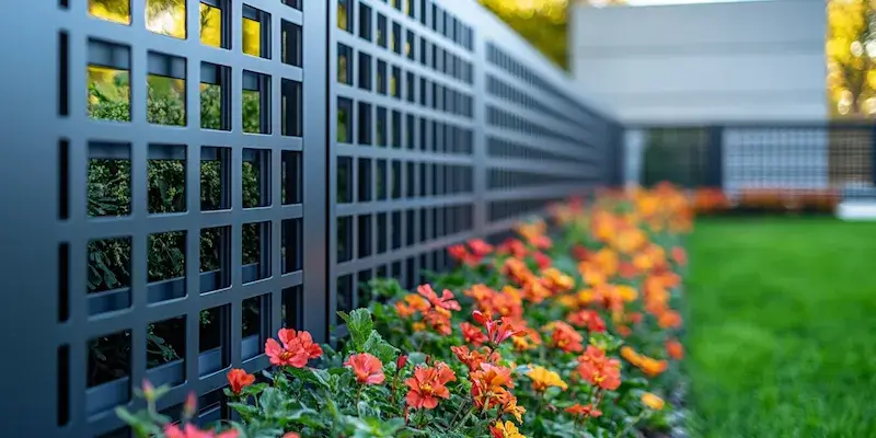 Alu Sichtschutzzaun aus Polen