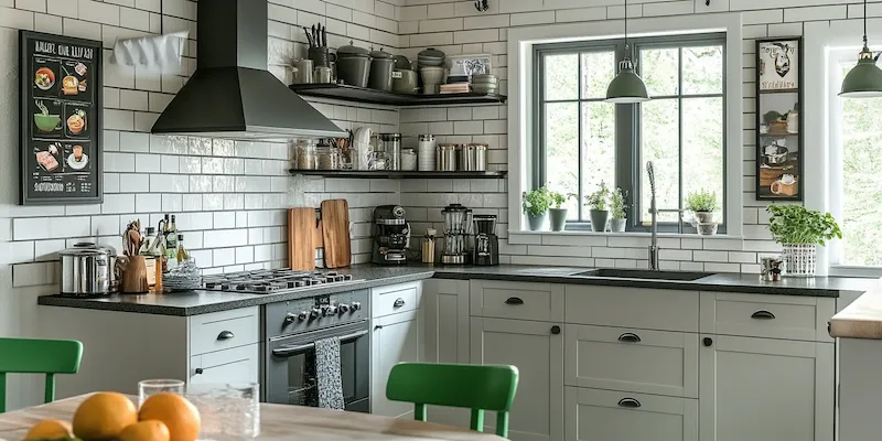 Czerwone meble kuchenne jakie ściany?