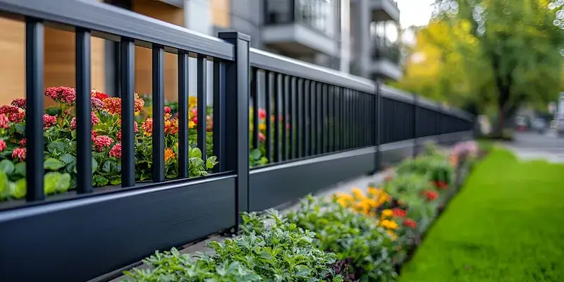 Metallzaun aus Polen